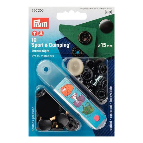 Prym Naaivrije Drukknopen Sport & Camping 15mm 02 Gebronsd