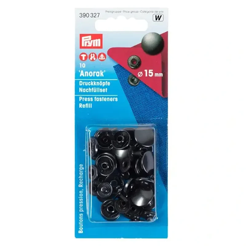 Prym Navullingen Naaivrije Drukknopen 15mm 02 Gebronsd