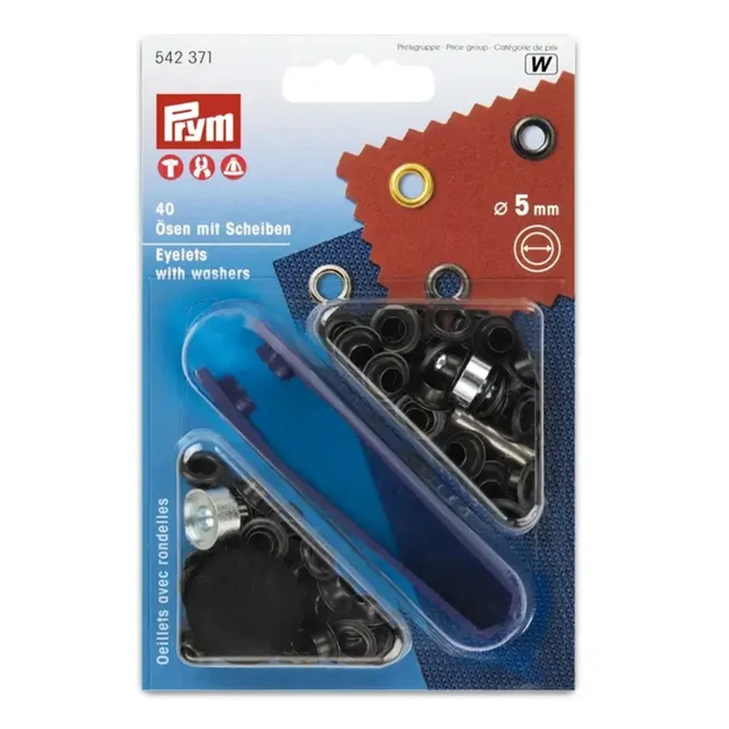 Prym Ringen met Schijven Gebronsd 5 mm