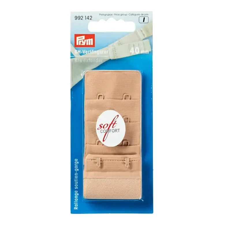 Prym BH-verlengstuk 40 mm 3 x 2 Haken Nude