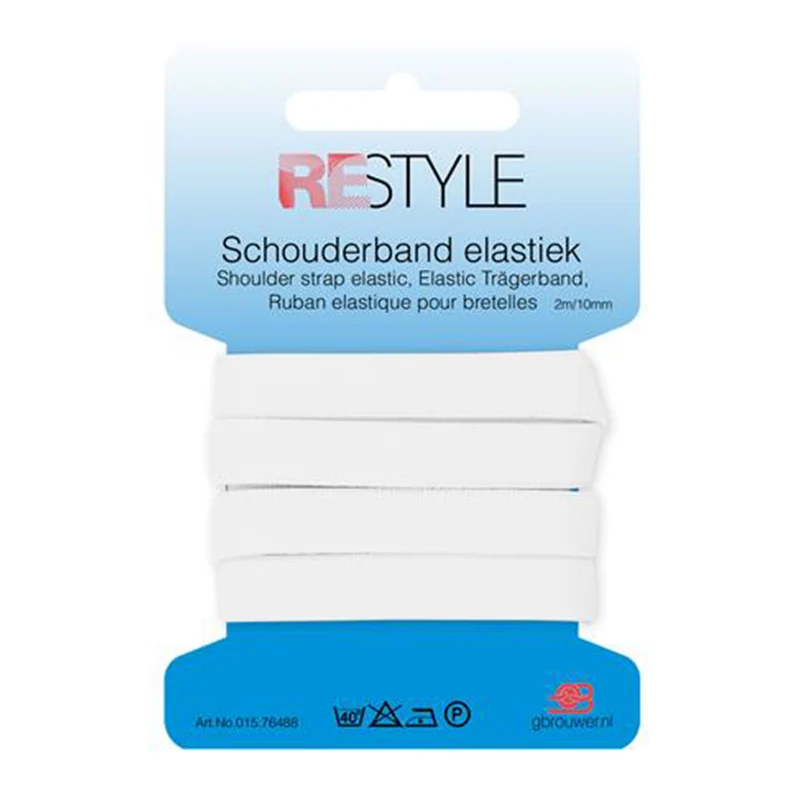 Restyle Schouderband Elastiek 10 mm 2 meter