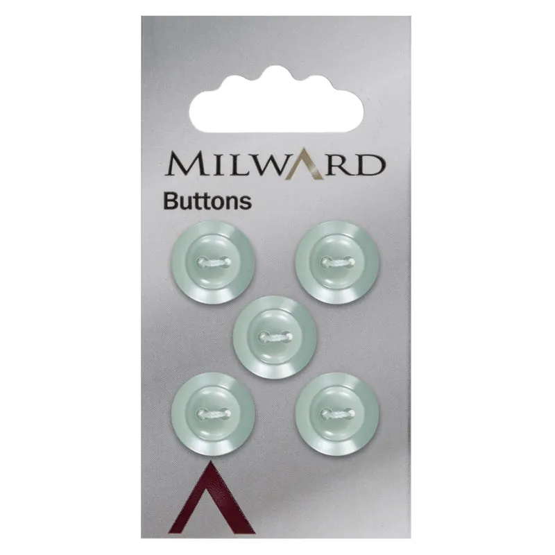 Milward Glans Knoop Groen 13mm (5 stuks)