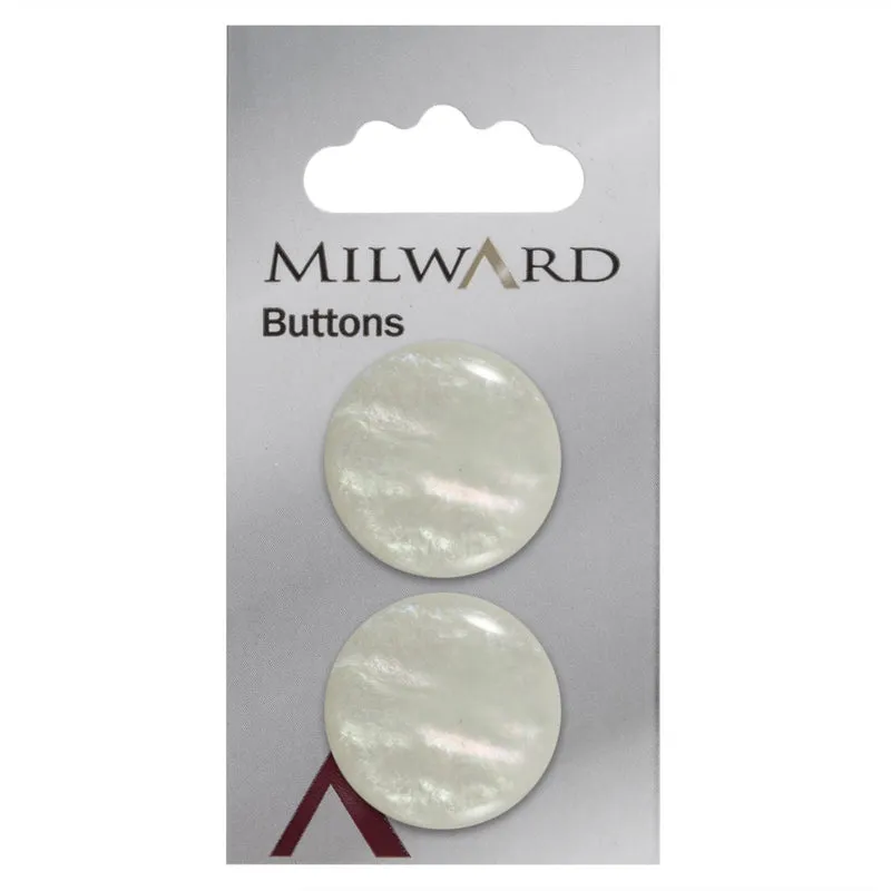 Milward Glitter Knoop Groot 25mm (2 stuks)