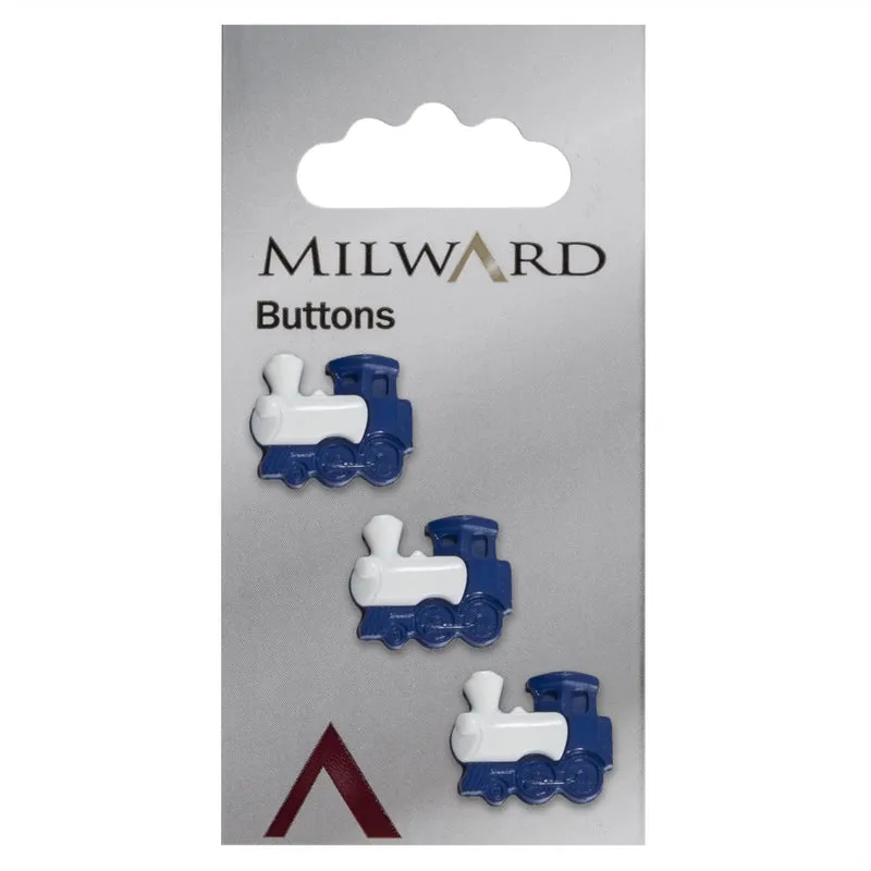 Milward Knoop Trein Blauw/Wit 17mm (3 stuks)
