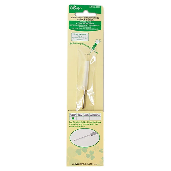 Clover Punch Naald Navulling Single Ply