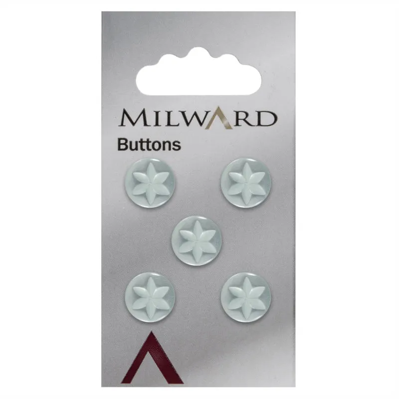 Milward Ster Knoop Lichtgroen 11mm (5 stuks)