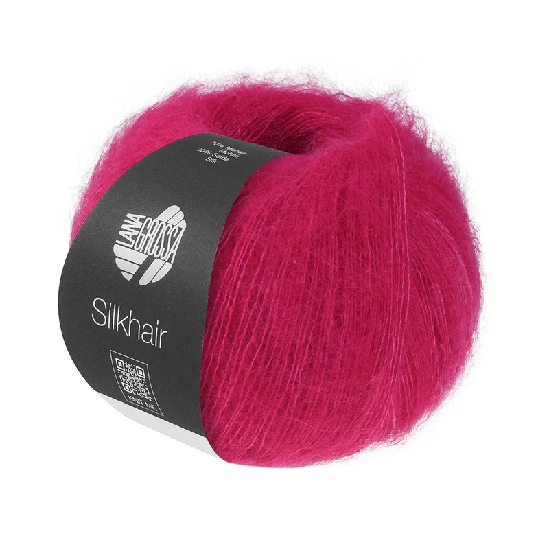 Lana Grossa Silkhair 224 Donkerpink