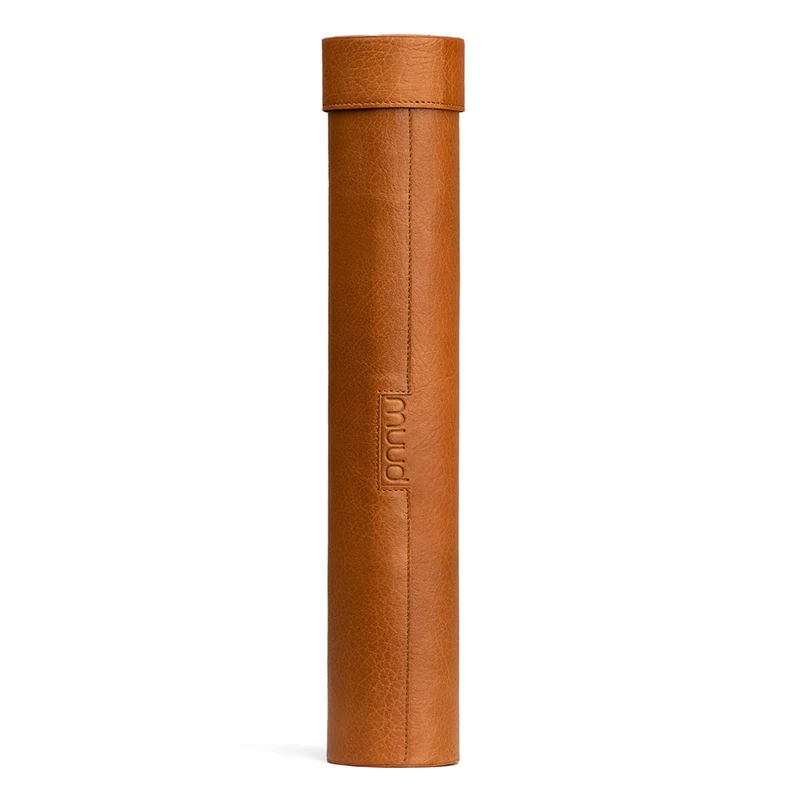 MUUD Upsala XL Whisky - Handgemaakt leren opbergkoker 40x7.5x6.5 cm