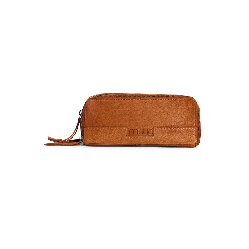 MUUD Harmony Whisky - Handgemaakt leren handwerktas Whisky - 9x22cm