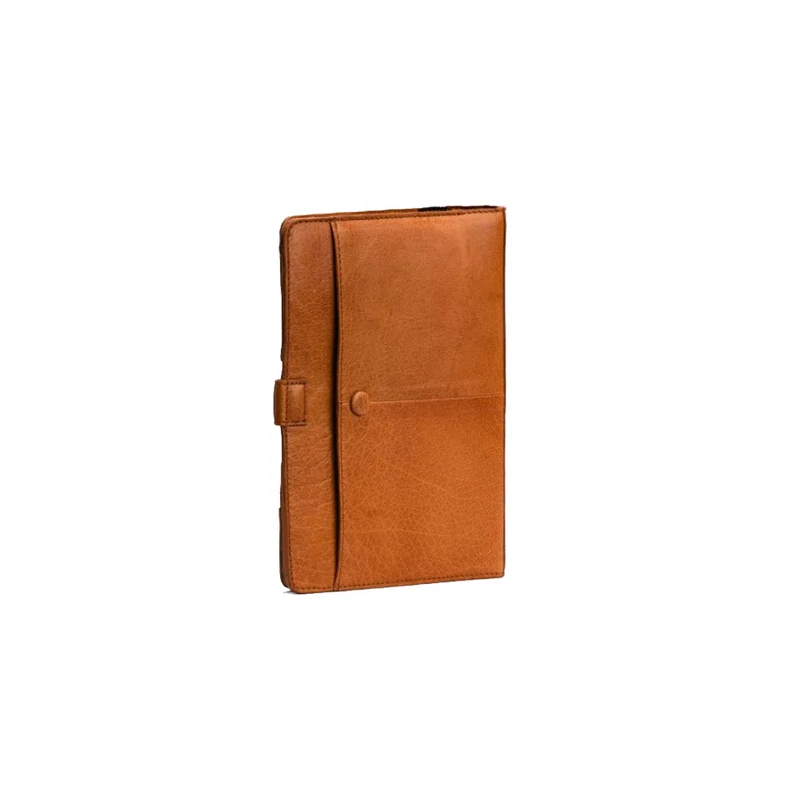 MUUD Carita Whisky - Handgemaakt leren etuit 15 x 22 x 6 cm