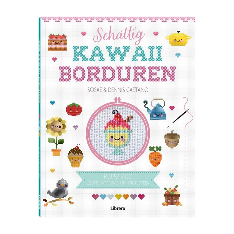Schattig kawaii borduren