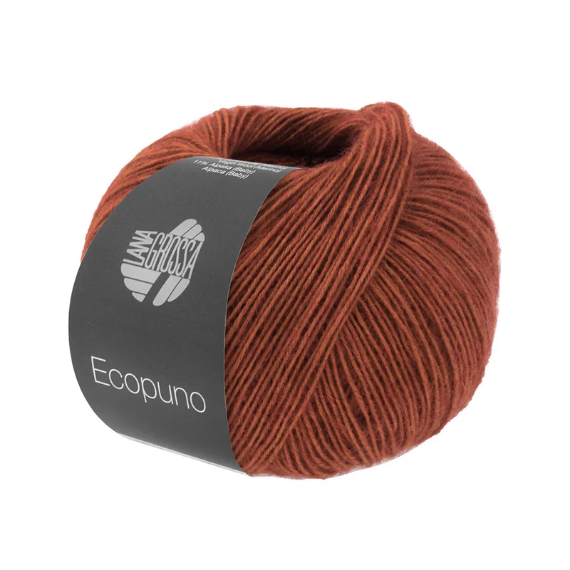 Lana Grossa Ecopuno 211 Aarde bruin