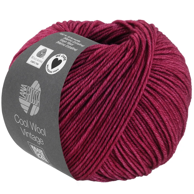 Lana Grossa Cool Wool Vintage 7377 Indisch rood
