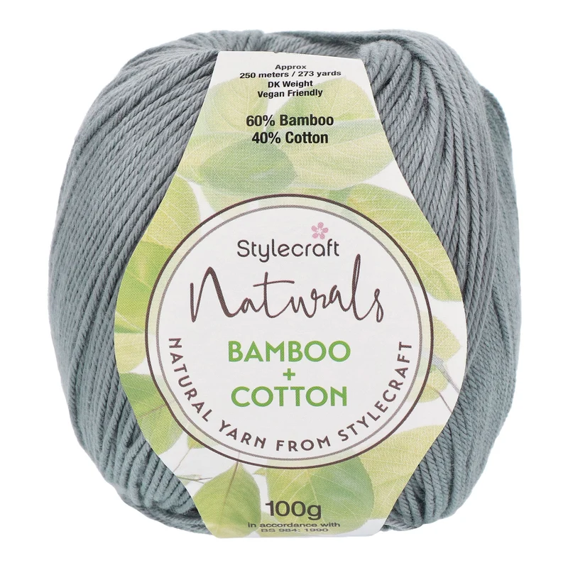 Stylecraft Naturals - Bamboo + Cotton DK 7151 Downpour