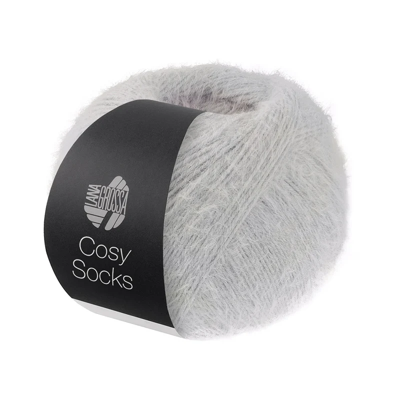 Lana Grossa Cosy Socks 0008 Lichtgrijs