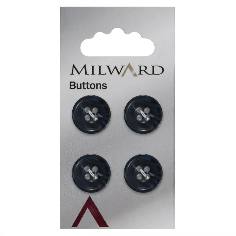 Milward Knoop Mat Donkerblauw 15mm (4 stuks)