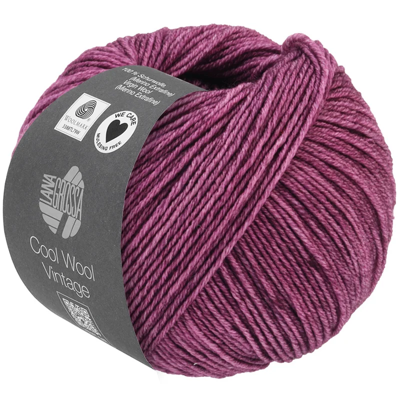 Lana Grossa Cool Wool Vintage 7365 Pruim