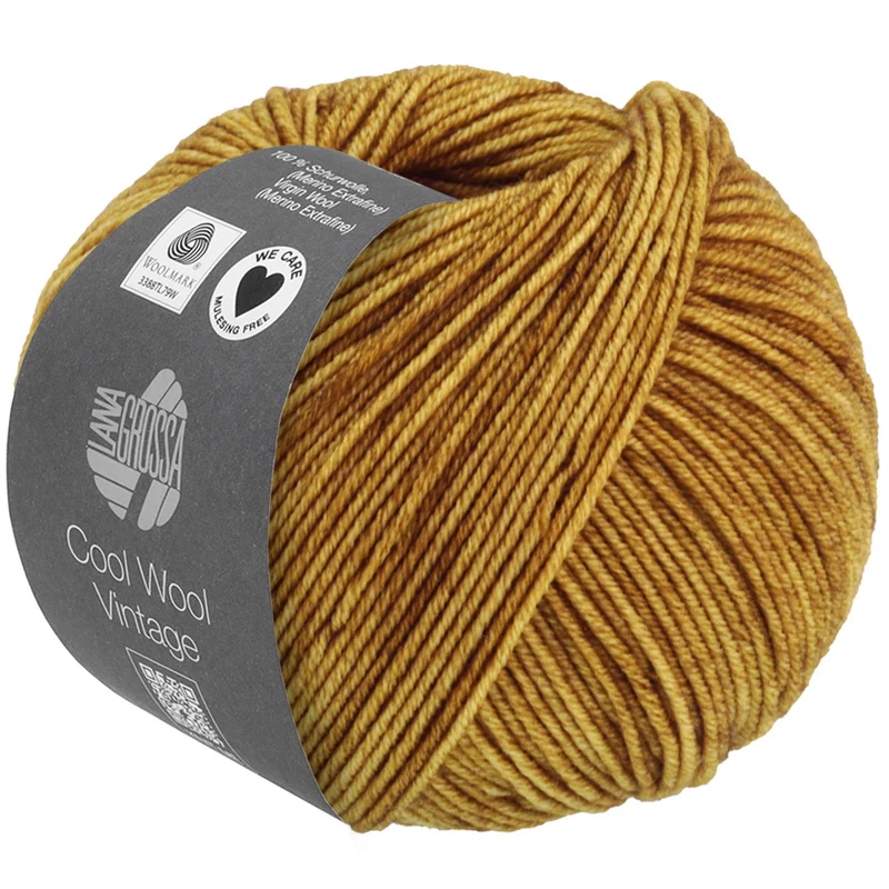 Lana Grossa Cool Wool Vintage 7362 Mosterd