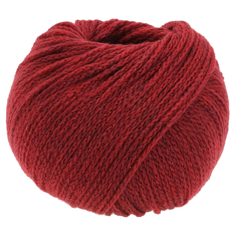Lana Grossa Cool Merino Uni 001 Donkerrood