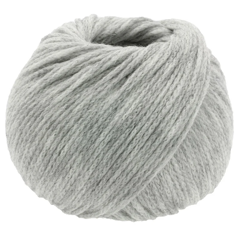Lana Grossa Cool Merino Uni 013 Lichtgrijs
