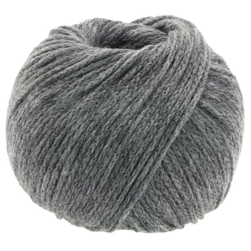 Lana Grossa Cool Merino Uni 012 Donkergrijs