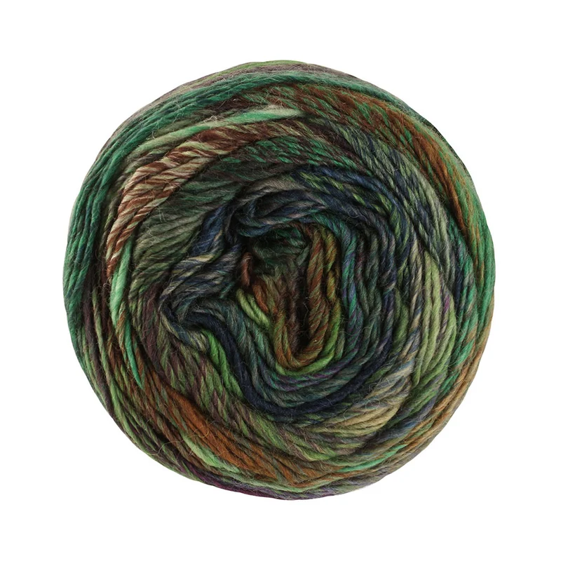 Lana Grossa Colorissimo 216 Lichtgroen,Groen,Benzine,Donker Petrol,Rood,Chocoladebruin,Brugund,Grijs