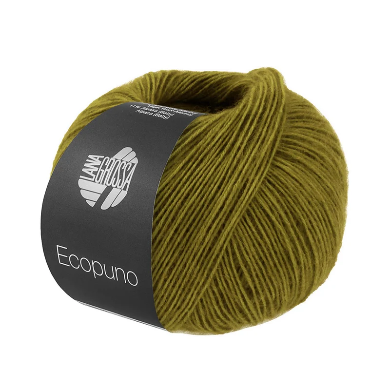 Lana Grossa Ecopuno 220 Olijf