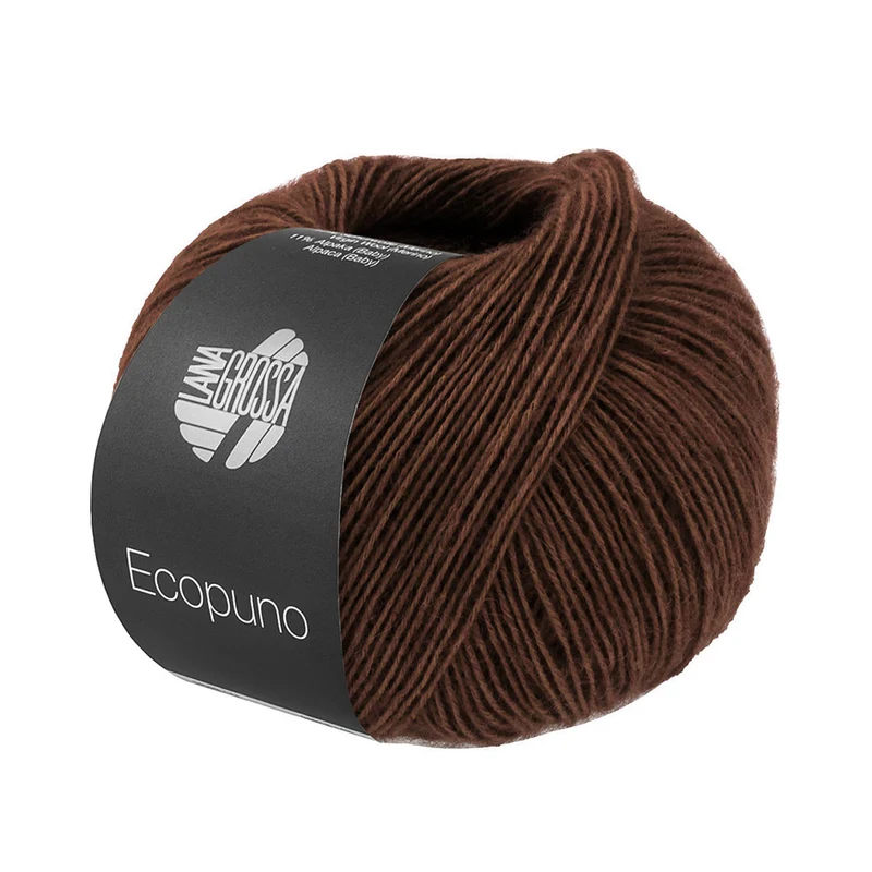 Lana Grossa Ecopuno 224 Chocoladebruin