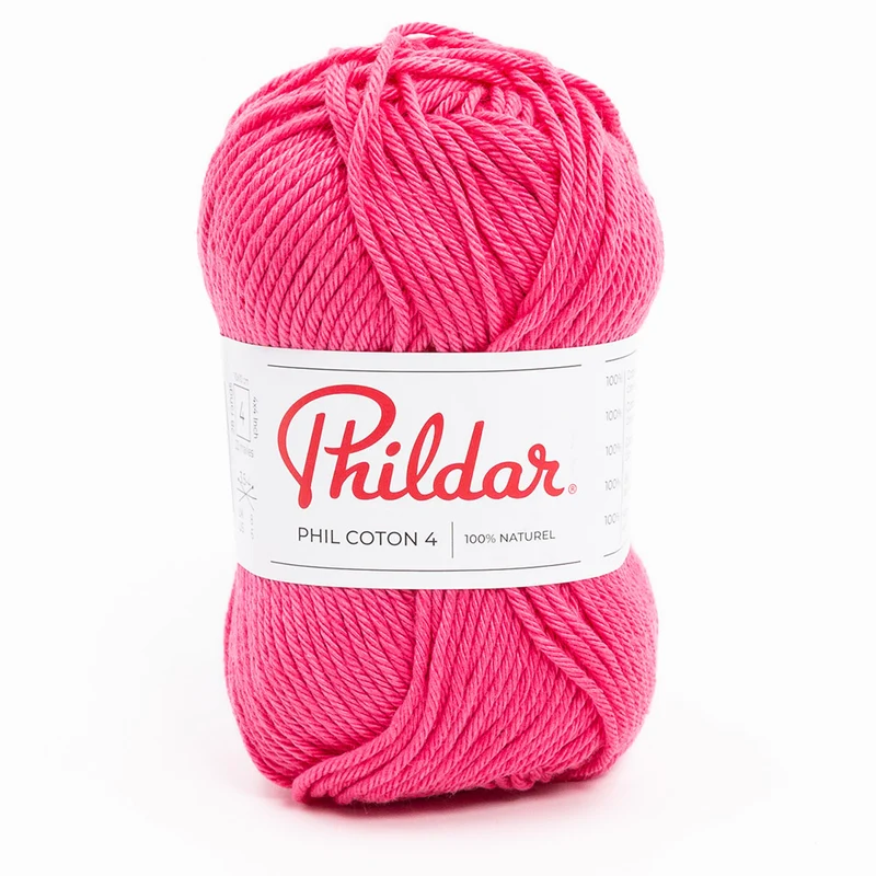 Phildar Phil Coton 4 1092 Indiase roos