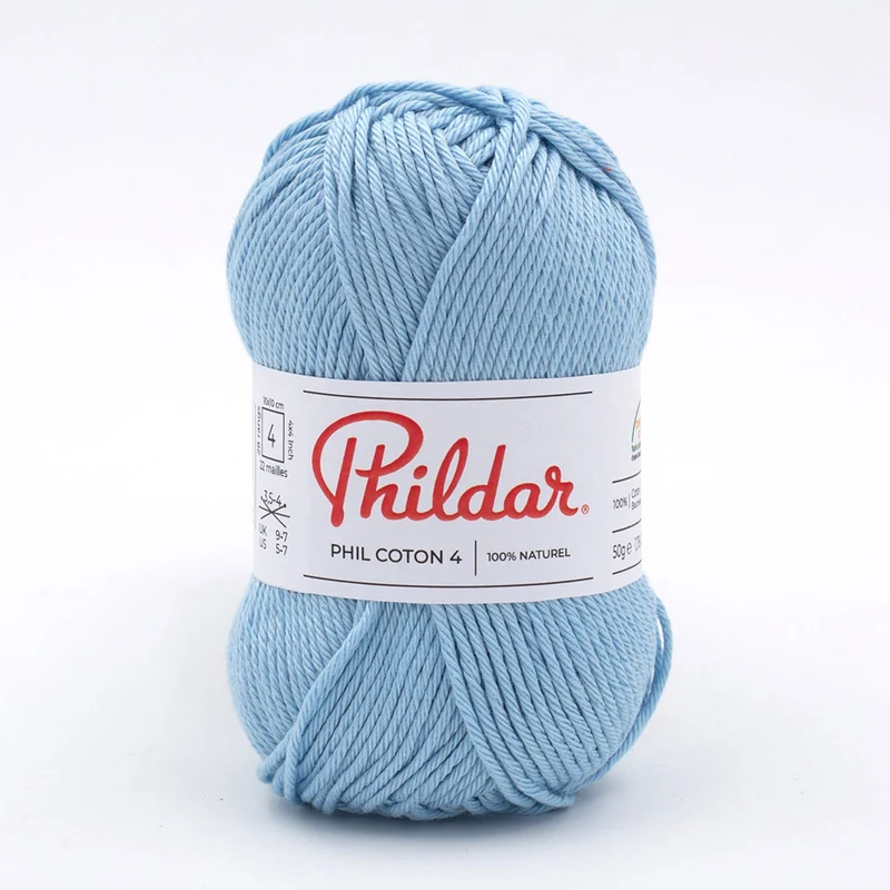 Phildar Phil Coton 4 1015 Azuur