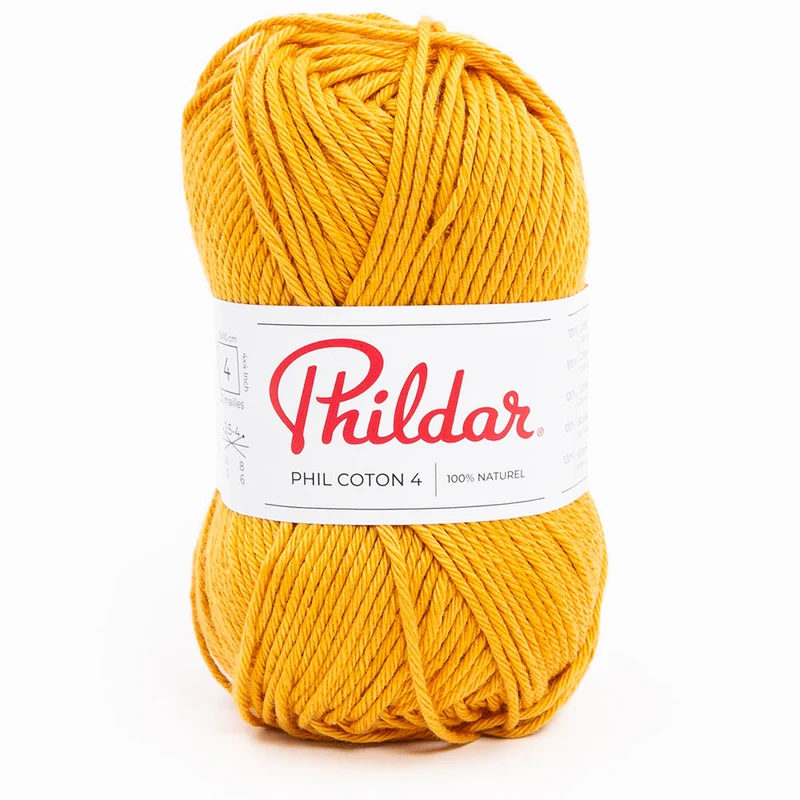 Phildar Phil Coton 4 1126 Saffraan