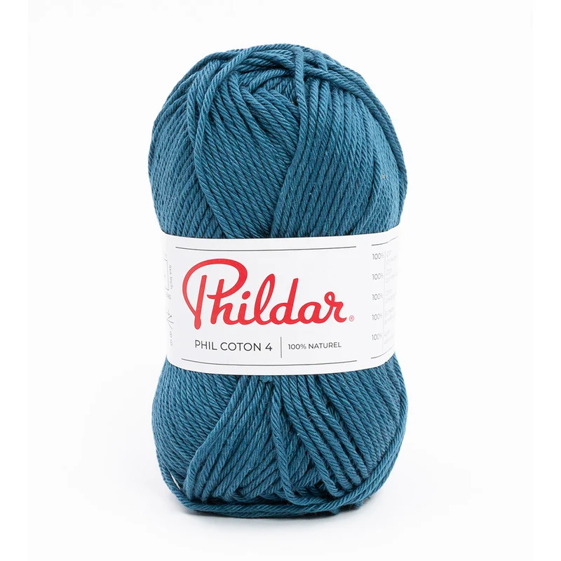 Phildar Phil Coton 4 2150 Pruisisch blauw