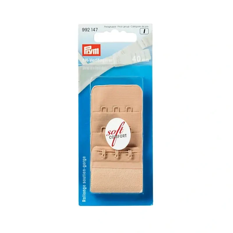 Prym BH-verlengstuk 40 mm 3 x 3 Haken Nude