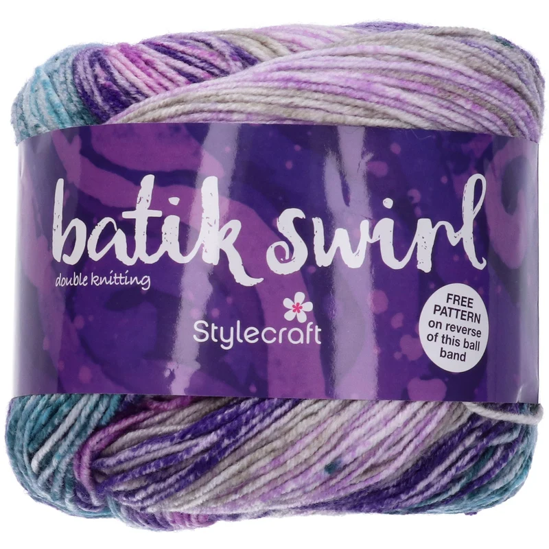 Stylecraft Batik Swirl DK 3784 Cloudy Skies