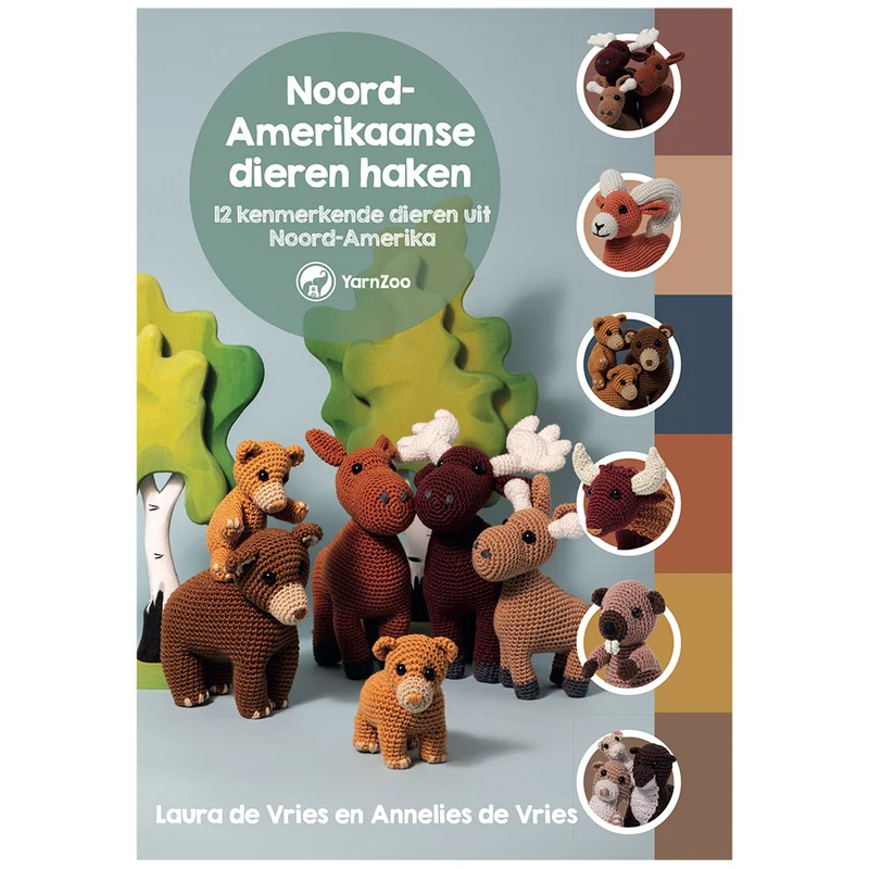 Noord Amerikaanse dieren haken - YarnZoo