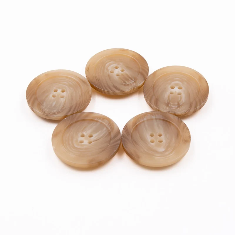 PPY Knopen Mathoorn-Effect Set 5 Stuks 25 mm 2333 Bruin