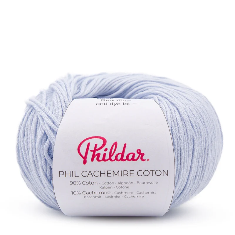 Phildar Phil Cachemire Coton 1079 Babyblauw