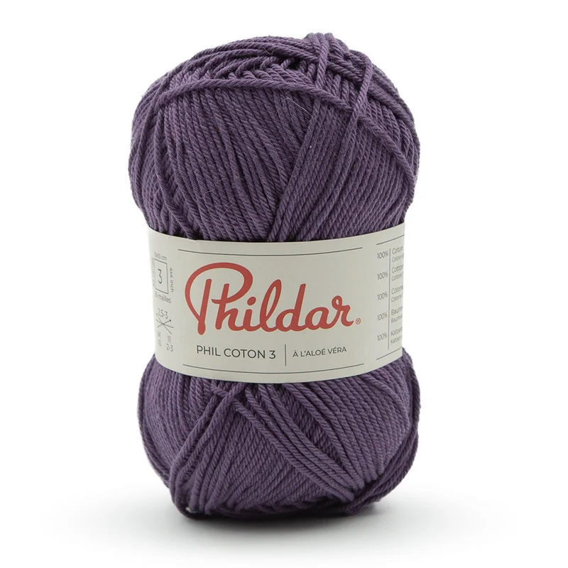 Phildar Phil Coton 3 2405 Blauwe bes
