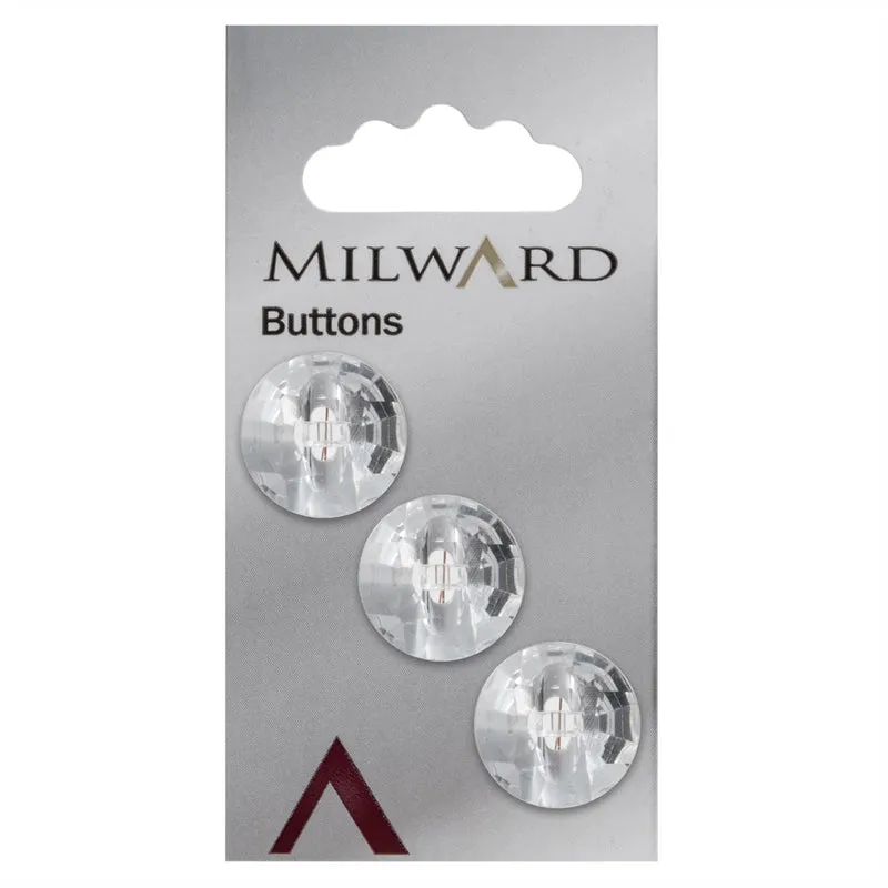 Milward Knoop Kristal 17mm (3 stuks)
