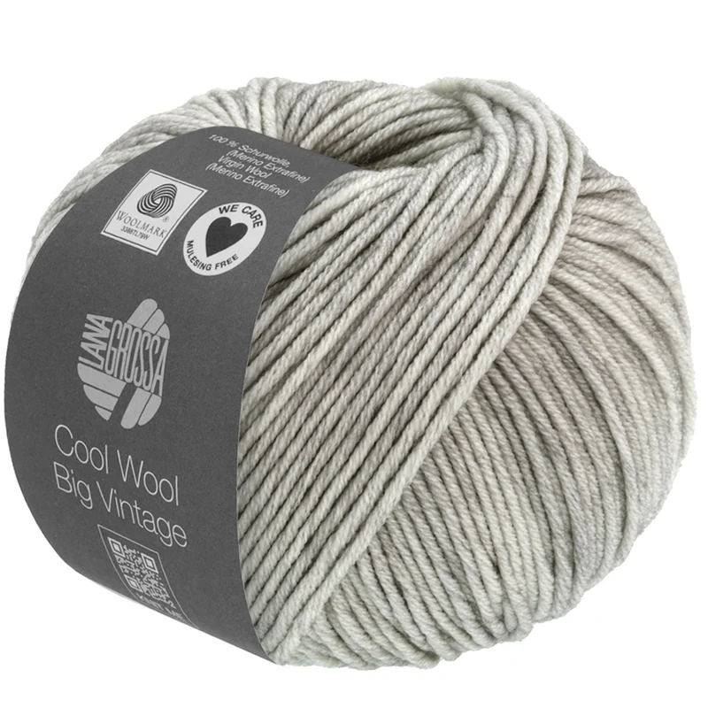 Lana Grossa Cool Wool Big Vintage 7169 Lichtgrijs