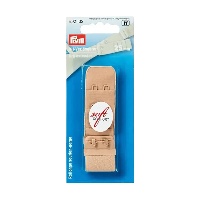 Prym BH-verlengstuk 25 mm 3 x 2 Haken Nude