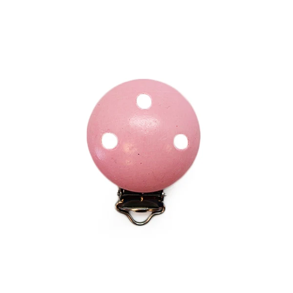 Houten Speenclip Roze
