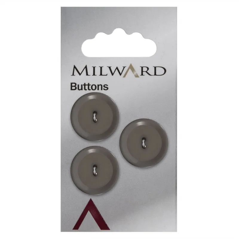 Milward Knoop Glans Grijs 20mm (3 stuks)