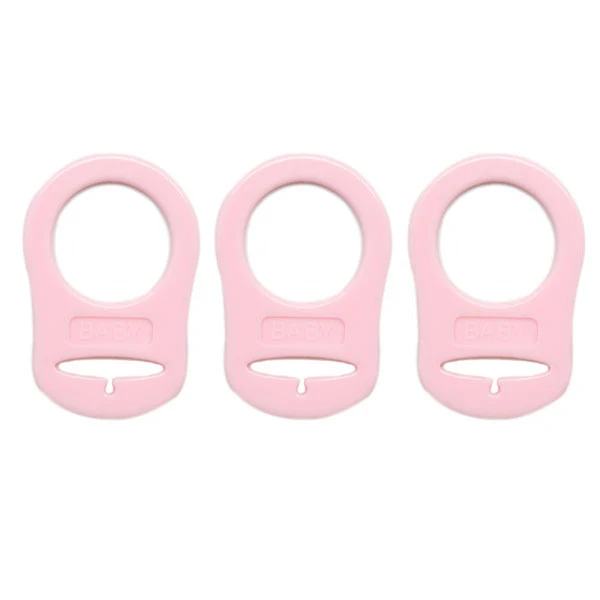 Go Handmade Siliconen Fopspeen Ringen 08 Babyroze