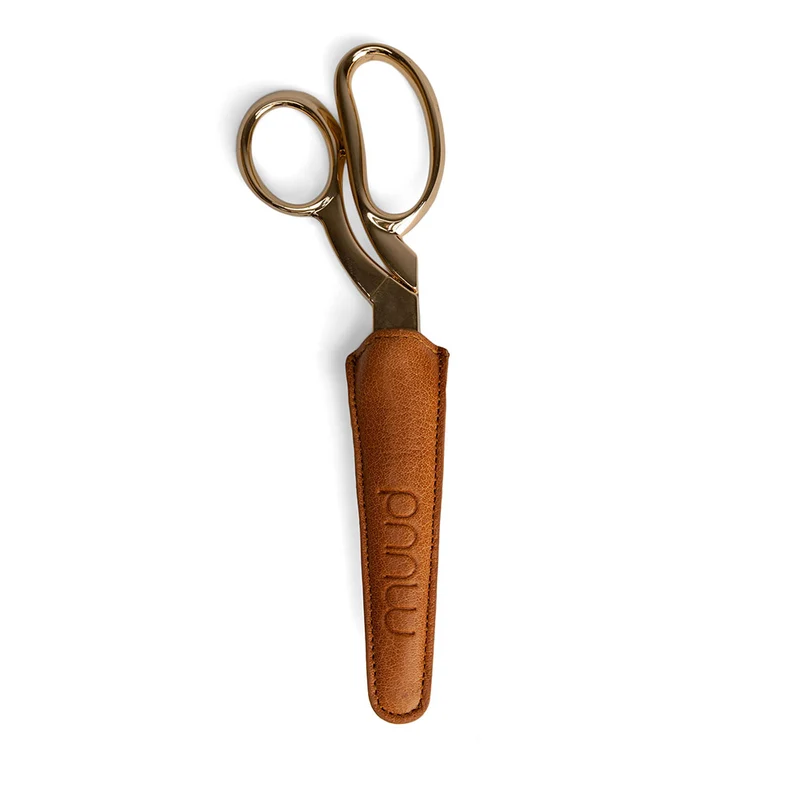MUUD Etúi Whisky - Handgemaakt leren etui voor schaar 12x2x4cm