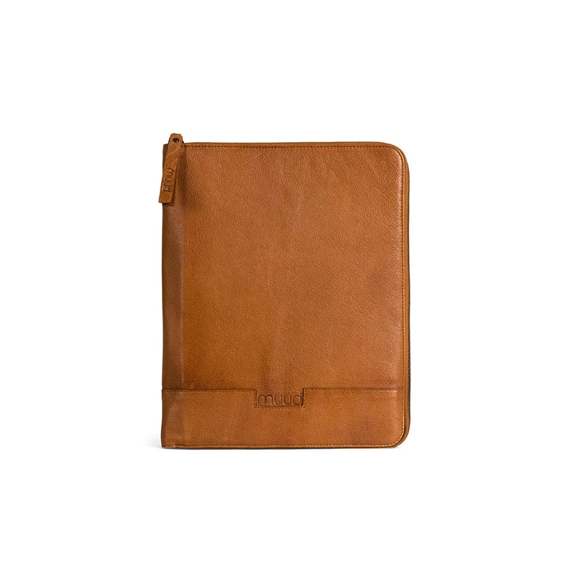 MUUD Göteborg Whisky - Handgemaakt leren etuit voor breinaalden 32x26cm