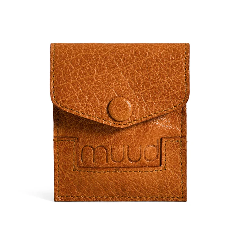 MUUD Bergen Whisky - Handgemaakt leren etuit voor handwerkaccessoires 9.5x8cm