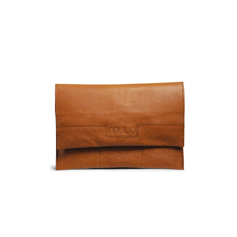 MUUD Hepburn Whisky - Handgemaakt leren etui 17x28cm