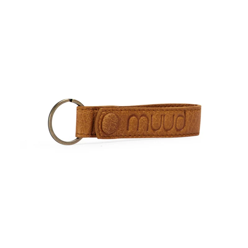 MUUD Dex Whisky - Handgemaakt leren sleutelhanger 10x2cm