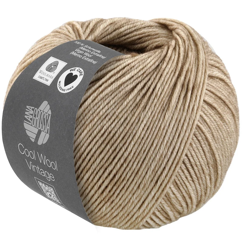 Lana Grossa Cool Wool Vintage 7382 Zandbeige